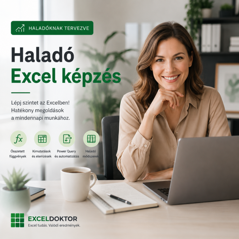 Haladó Excel képzés